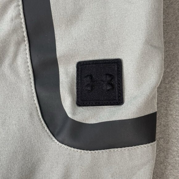 Under Armour HeatGear Sportstyle Elite Cargo Pants Mens M Gray Joggers Techwear - Picture 15 of 16